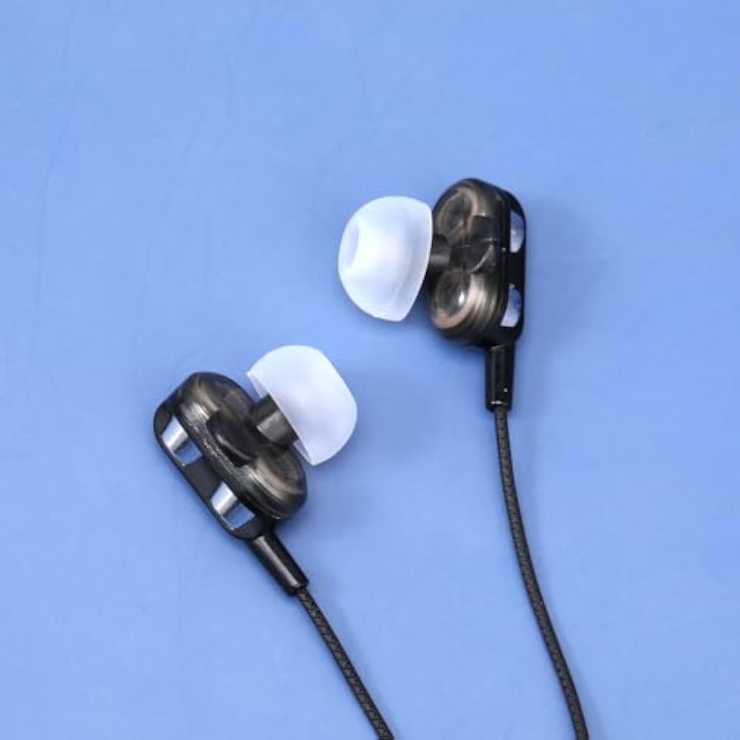 15 Pairs Earbud Tips Replacement Pieces Silicone Earbuds Cap Fit Most In- Ear Headphones Eartips (Inner Hole 4Mm-6.5Mm) Ear Tips Cushion Earphones Earbuds (White)