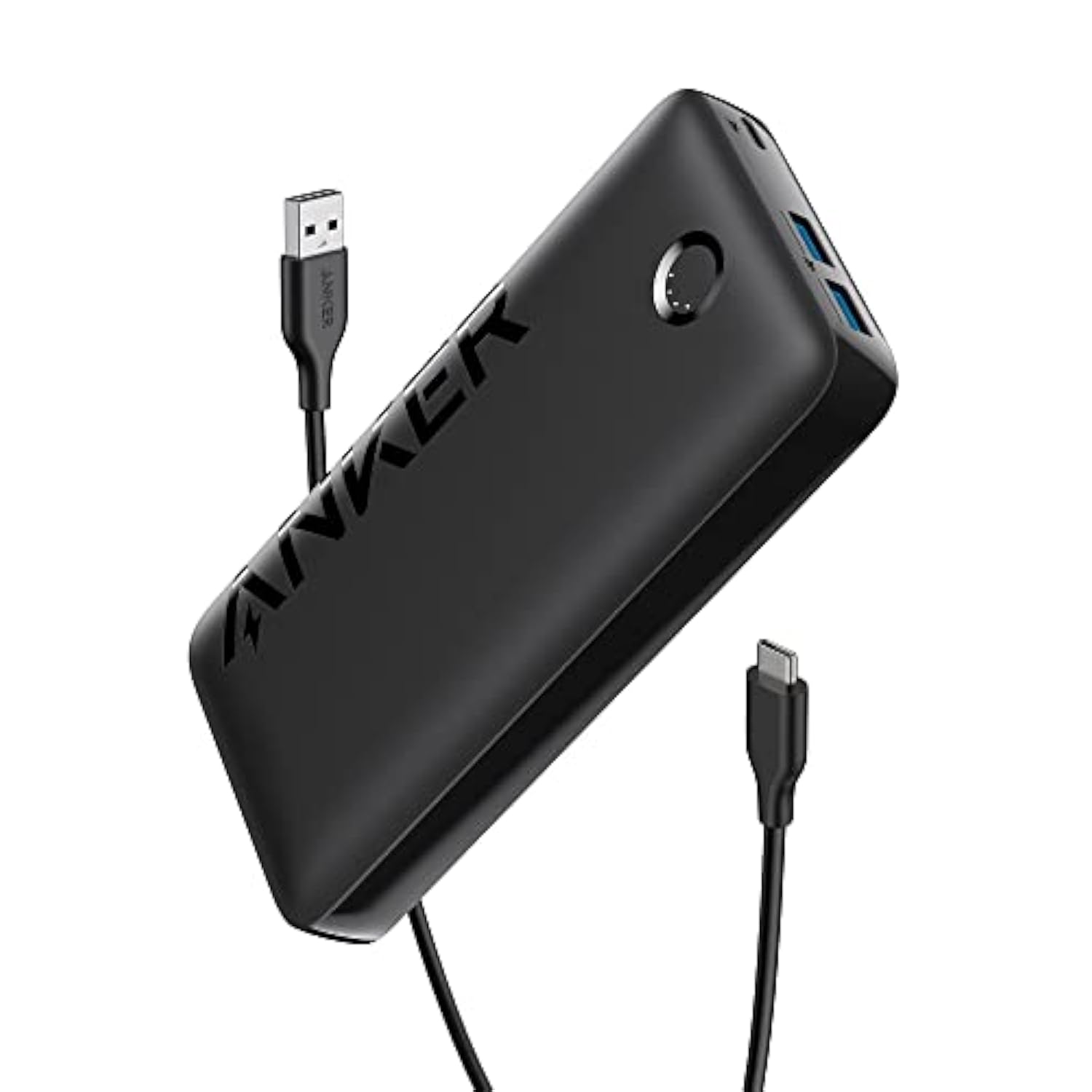 ANKER Power Bank, 20,000mAh Portable Charger with USB-C Fast Charging, Works for iPhone 15/15 Plus/15 Pro/15 Pro Max, iPhone 14/13/12 Series, Samsung, iPad Pro, AirPods, Apple Watch, and More