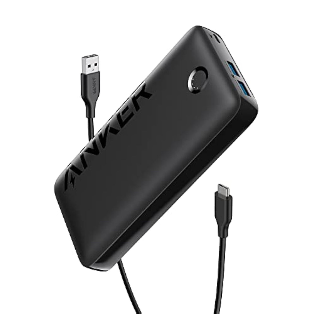 ANKER Power Bank, 20,000mAh Portable Charger with USB-C Fast Charging, Works for iPhone 15/15 Plus/15 Pro/15 Pro Max, iPhone 14/13/12 Series, Samsung, iPad Pro, AirPods, Apple Watch, and More