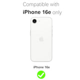 For Iphone 16E Case Clear Compatible With Magsafe Silicone, Bright Transparent Thin Magnetic Mag Safe Case Cute, Girly Trendy Slim Hard Camera Cover Protection, Fluorescent Neon Green Lime