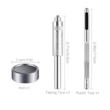 148 Pieces 15Mm Snap Fastener Kit Tool Snap Button Kit Snaps For Leath