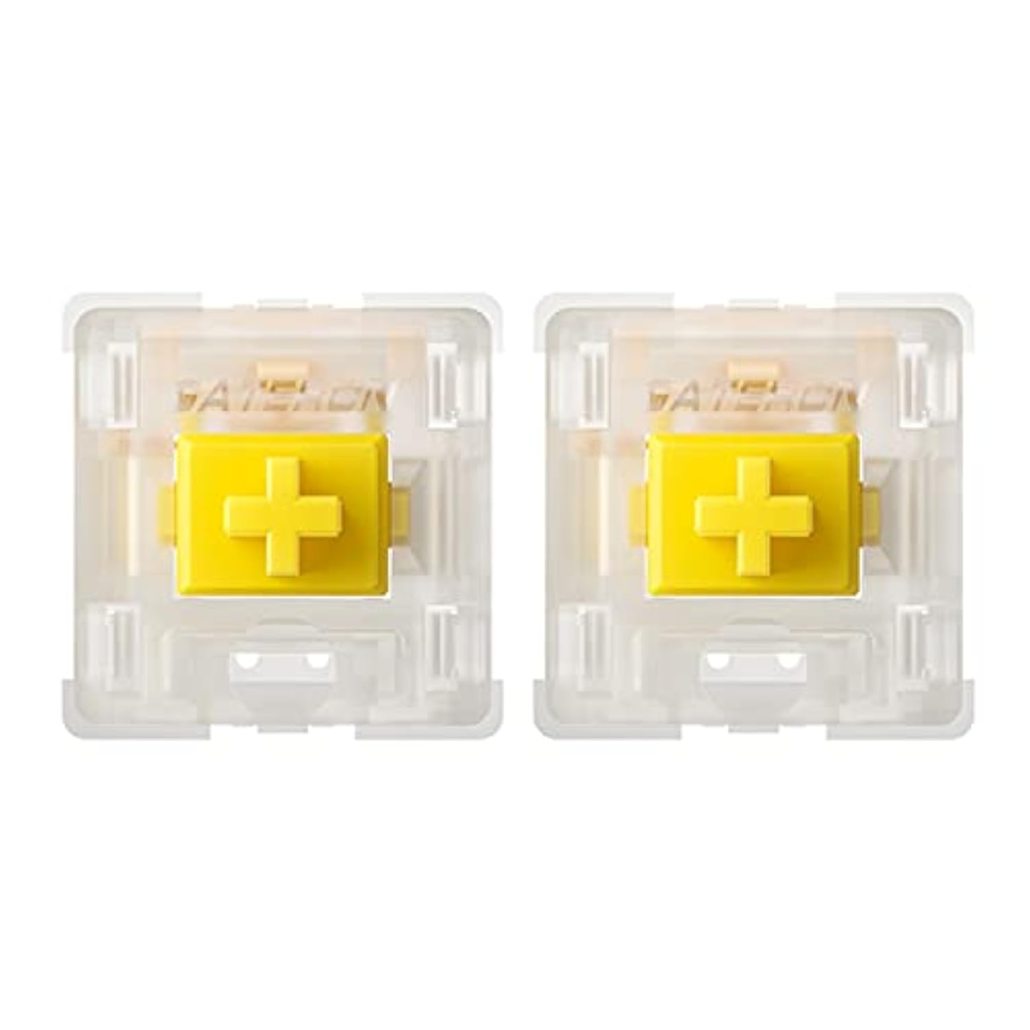 Gateron Milky Yellow Pro Switches, Pre-Lubed Linear 5 Pin For All Mx Mechanica