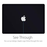 2In1 Smooth Soft Touch Matte Hard Shell Case With Silicone Keyboard Cover Compatible With Macbook Pro 13 Inch With Cd-Rom (Non-Retina) (Model A1278) + Microfibre Cleaning Cloth, Black