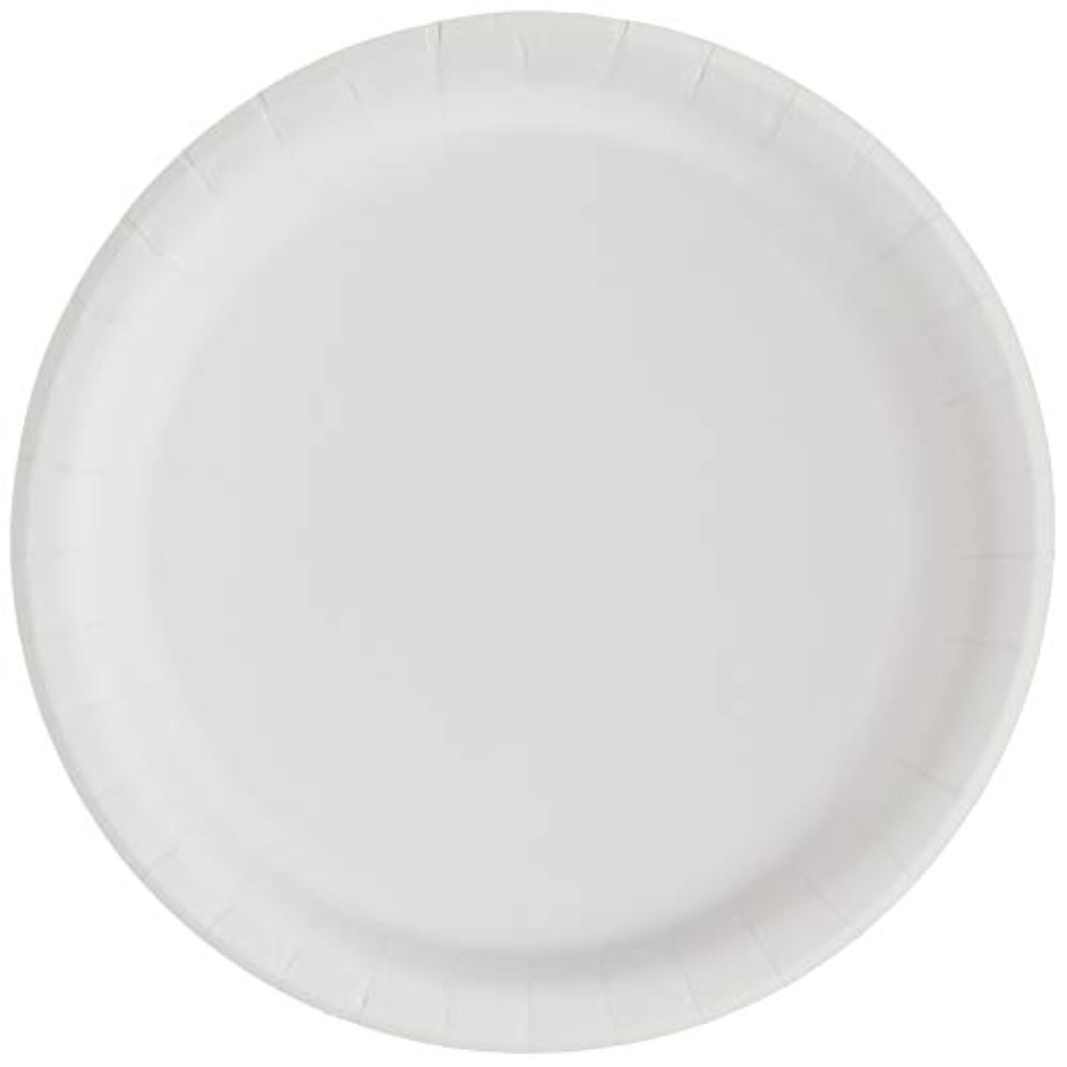 Creative Converting 7" Solid Bermuda Blue Luncheon Paper Plates - 24pcs