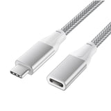 For Iphone 17 16 Pro Max Usb C Extension Cable,6.6Ft/2M,Usb C 3.1 3.2 Gen2 10Gbps Female Male Extender Cord For Apple 15,Ipad Air 4 5,Samsung S25 S24 Plus Ultra,Switch 2,Macbook Pro 2024