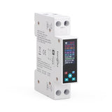 Smart Wifi Switch, 1P+N Ac90-240V 1-50A, Smart Life/Tuya App Remote Control, With Power Monitoring, Export/Clear Power Data, Din Rail Mounted, With Lcd Display, Recloser Function, Fcc Certified