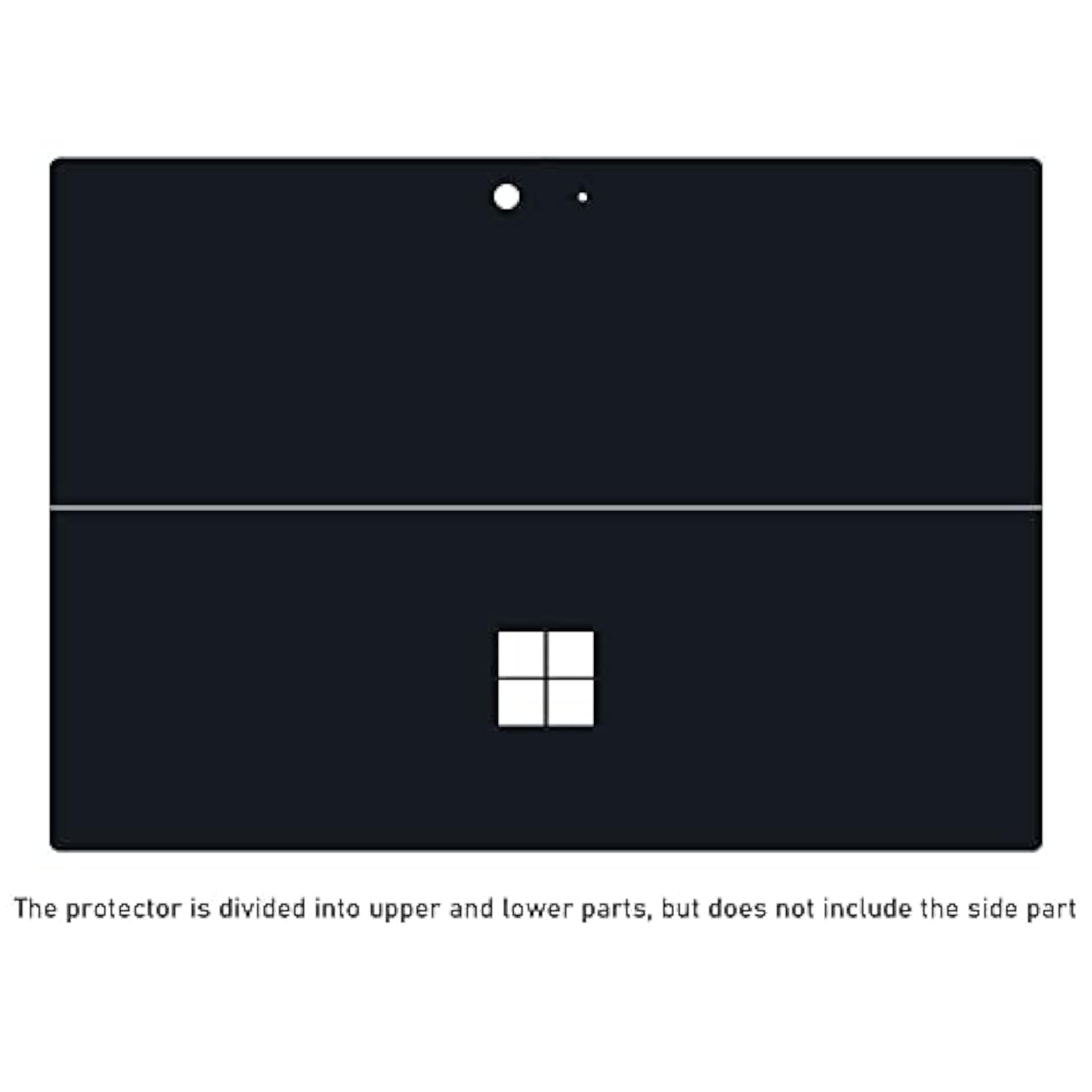 Skin Sticker For Surface Pro 9(Microsoft 2022 Released), 13 Inch Back Decal, U