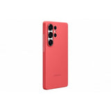 Samsung EF-PS938 Silicone Smartphone Case for Galaxy S25 Ultra, Mobile Phone Case, Silicone, Protective Case, Shockproof, Thin and Grippy, Red