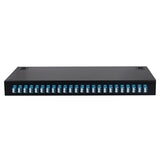 Lc-Sm 24 Duplex 48 Port Rack Mount Enclosure Box With Splice Tray Singlemode Lc-Upc Kit (Includes 1.2 Meter Pigtail And 24Pc Coupler)