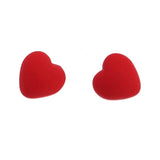 20Pcs Single Hole Heart Shape Buttons Resin Buttons For Sewing Decorat