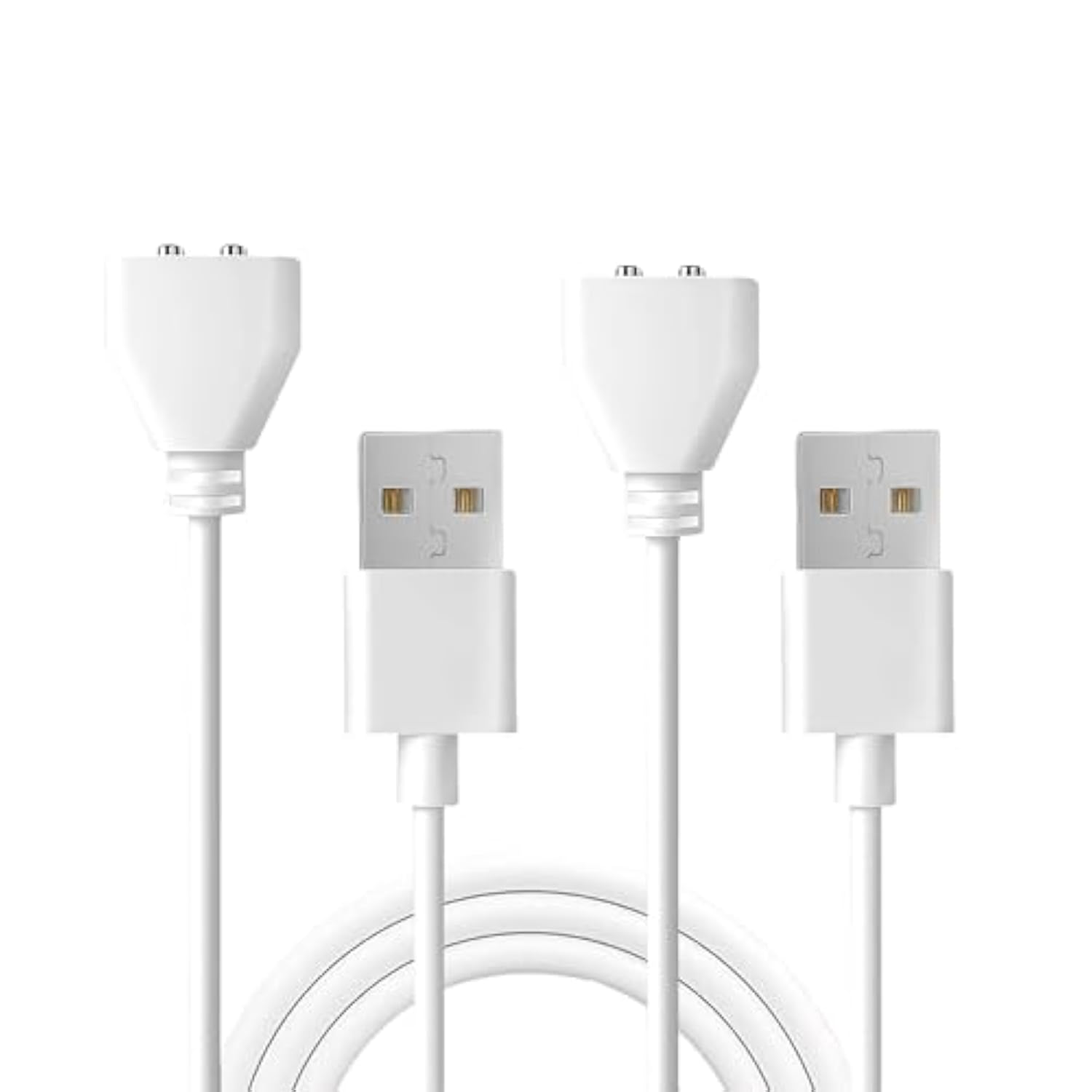 2 Pack 6Mm Magnetic Usb Dc Charger Cable Sex Toy Charger For Vibrators Dildos Adult Toys Massagers Usb To Dc Adapter For Vibrator Chargers, Wand Chargers