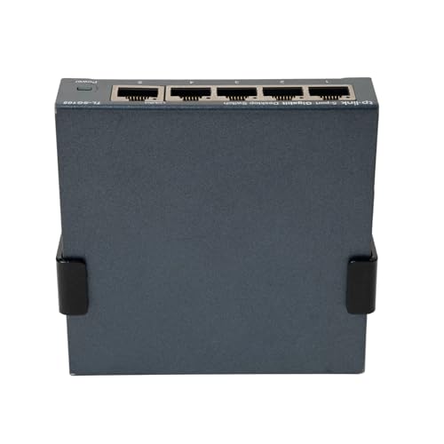 Metal Wall Mount Compatible With Tp-Link Tl-Sg105 Metal Switch Mount - Durable Desktop/Wall Bracket For Tl-Sg1005P Tl-Sg105 Tl-Sg105S-M2 Tl-Sg105E