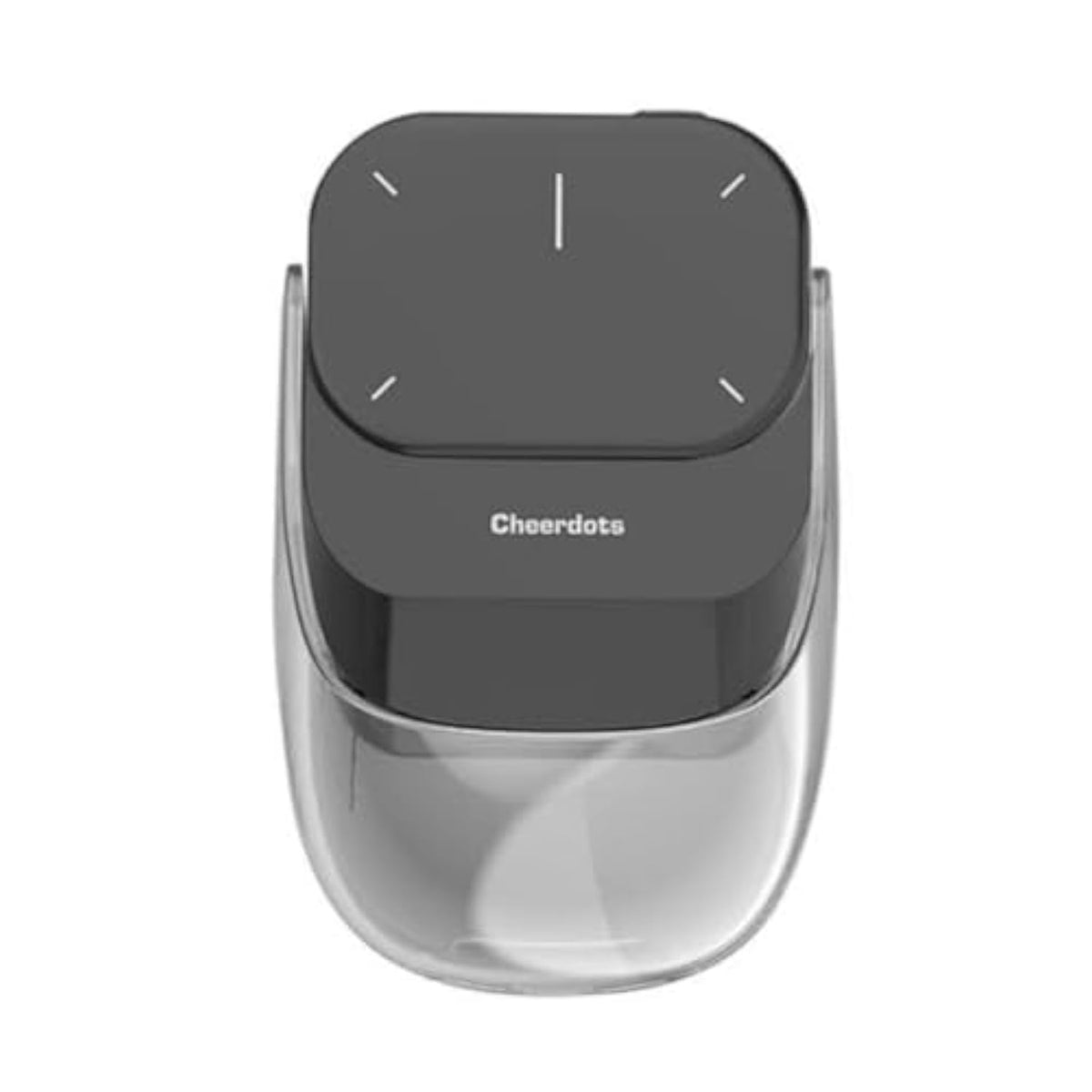 2 Bluetooth Detachable Air Mouse Touchpad Mouse With Voice Recording, Presentation Clicker Wireless Presenter Presentation Remote With Laser Pointer For Mac, Windows (Recording, Black)