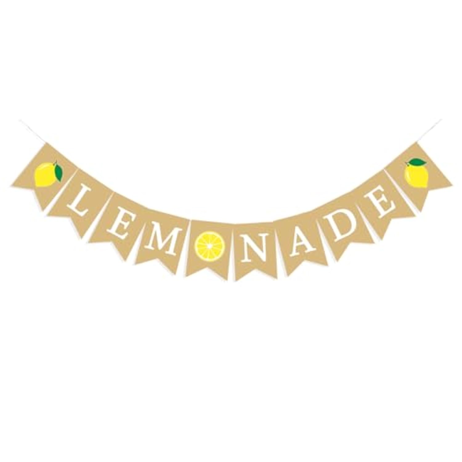 Lemonade Stand Banner For Kids – Rustic Lemonade Banner Sign For Lemonade Stand Supplies, Lemonade Party Decorations, Outdoor Lemon Stand Decor For Summer Events