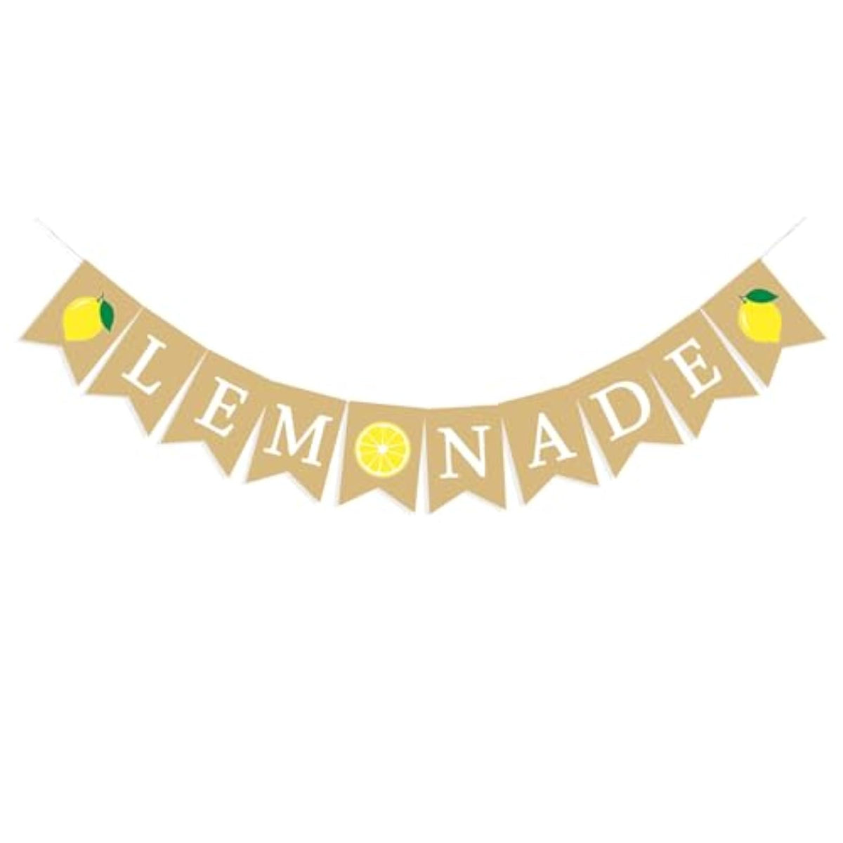 Lemonade Stand Banner For Kids – Rustic Lemonade Banner Sign For Lemonade Stand Supplies, Lemonade Party Decorations, Outdoor Lemon Stand Decor For Summer Events