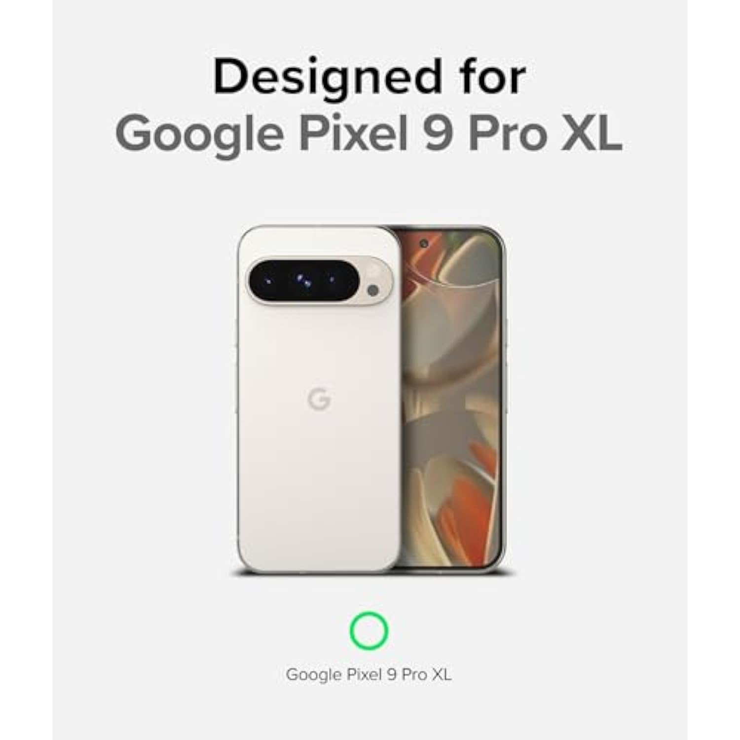Ringke Onyx [Feels Good in The Hand] Designed for Google Pixel 9 Pro XL Case, Anti-Fingerprint Technology Prevents Oily Smudges Non-Slip Enhanced Grip Precise Cutouts for Camera - Dark Green