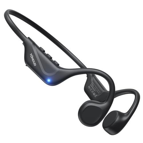 Bone Conduction Headphones,Open Ear Headphones,Wireless Headphones With Mic,Bluetooth 5.4,10H Playtime & Ipx5 Waterproof,Sports Headphone For Running & Outdoor