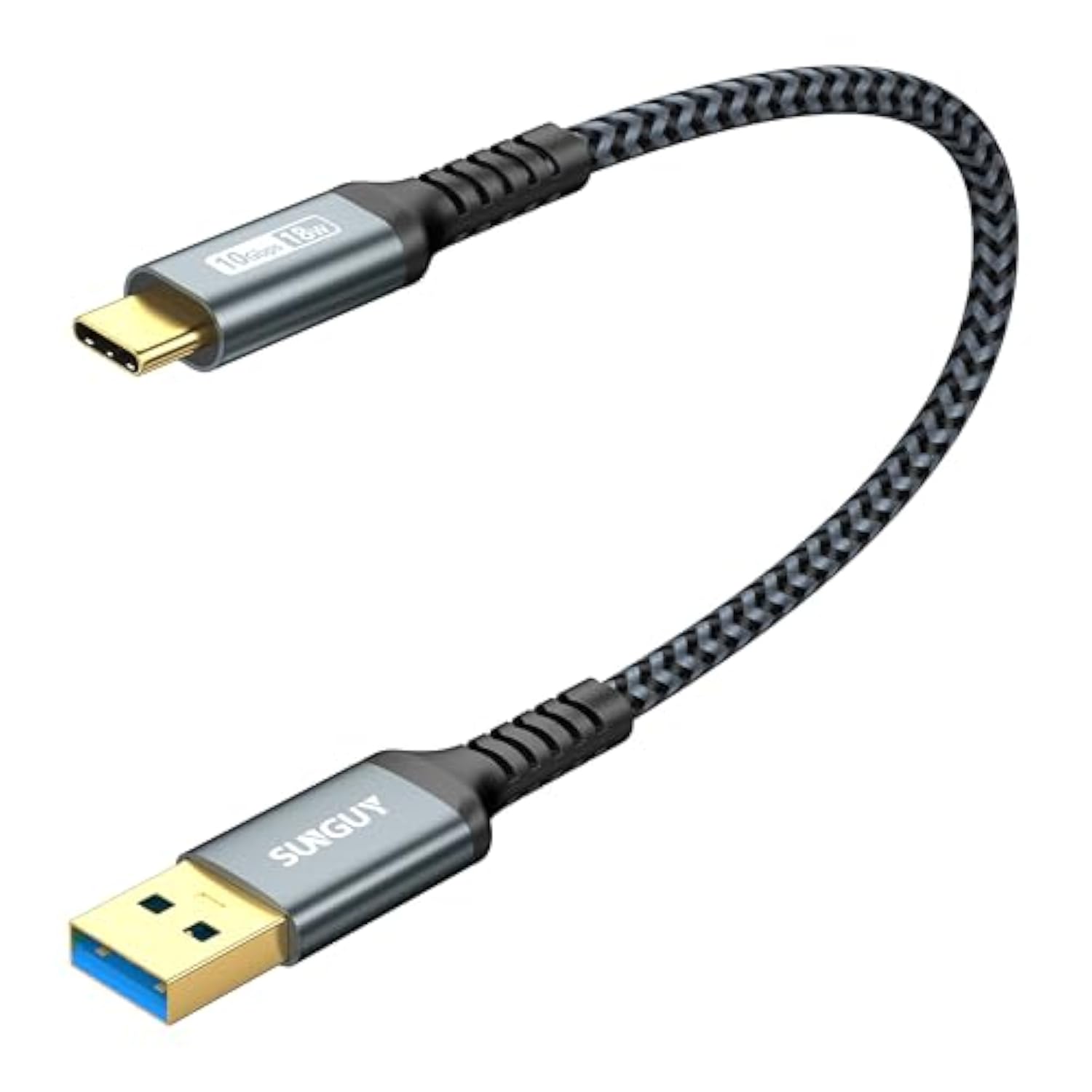 Usb C Android Auto Cable 1Ft, Usb C To Usb 3.1 Usb 3.2 Gen2 10Gbps Usb A To C