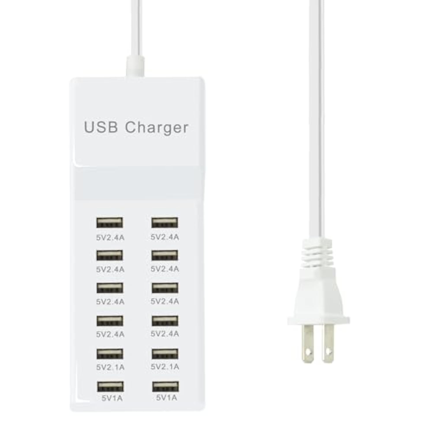 Usb Charger 12 Port Usb Charging Station Charging Hub With Fast Charging Usb Wall Charger For Multiple Devices Usb Charging Port Compatible With Cell Phones Tablets Laptops