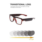 OhO Smart Glasses,128G MP3 Bluetooth Sunglasses with Open Ear Speaker Headphone, Indoor&Outdoor Sports,Polarized UV Protection,for Men Women