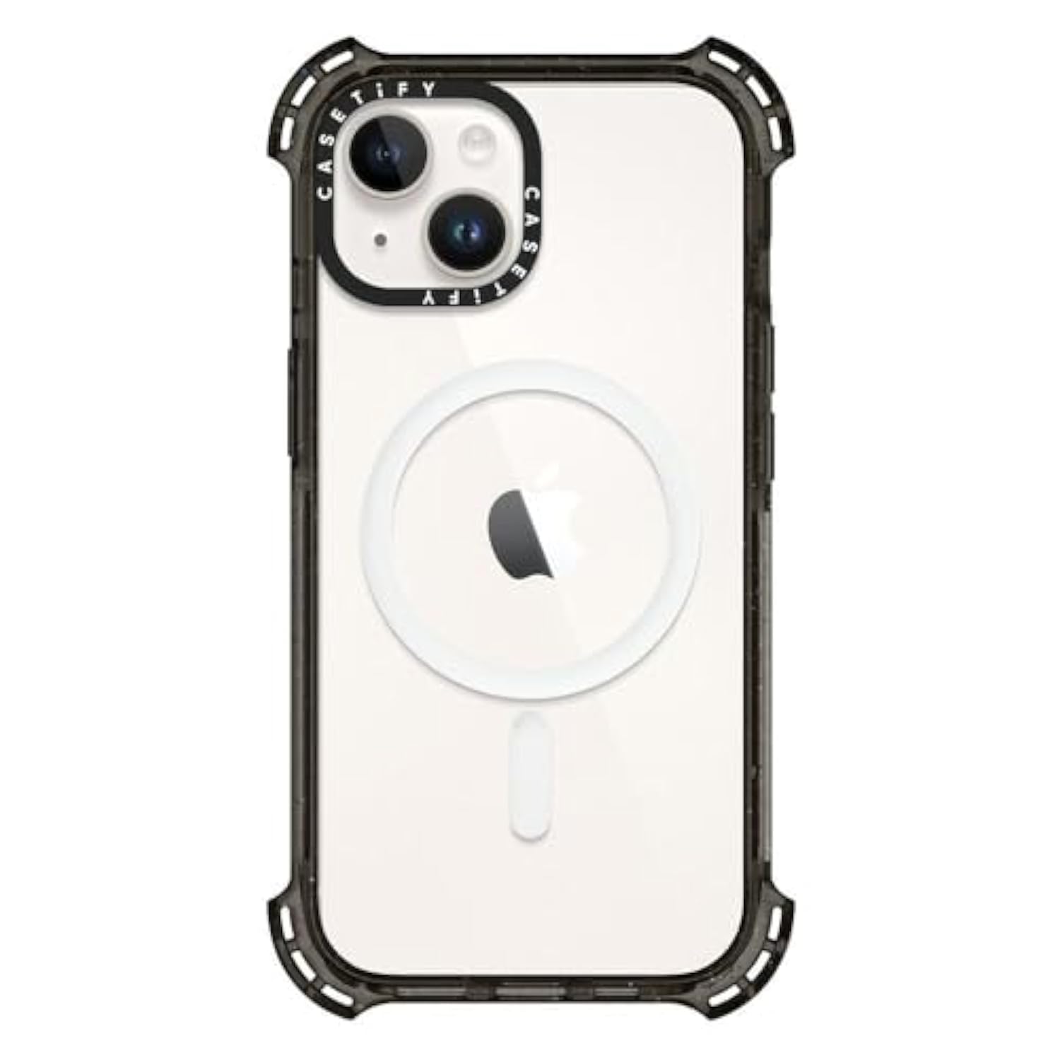 Bounce Case For Iphone 15 [6X Military Grade Drop Tested / 21.3Ft Drop Protection/Compatible With Magsafe] - Clear Black