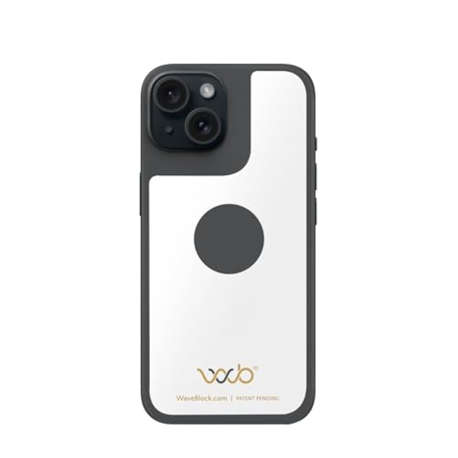 Emf Blocker For Cell Phone - Made For Iphone 15 - The Only Patented, Real Scientifically Backed, Lab-Tested 5G-Shield Sticker To Protect You & Your Loved Ones - Usa Made White