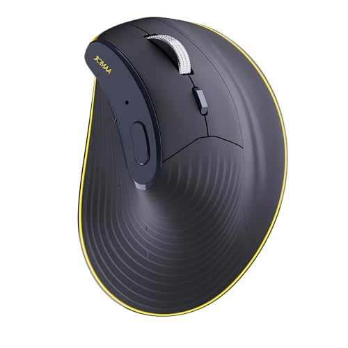 Ergonomic Wireless Bluetooth Vertical Silent Mouse, Rechargeable With Backlight And Fast Scrolling, Suitable For Laptop,Desktop,Pc,Macbook