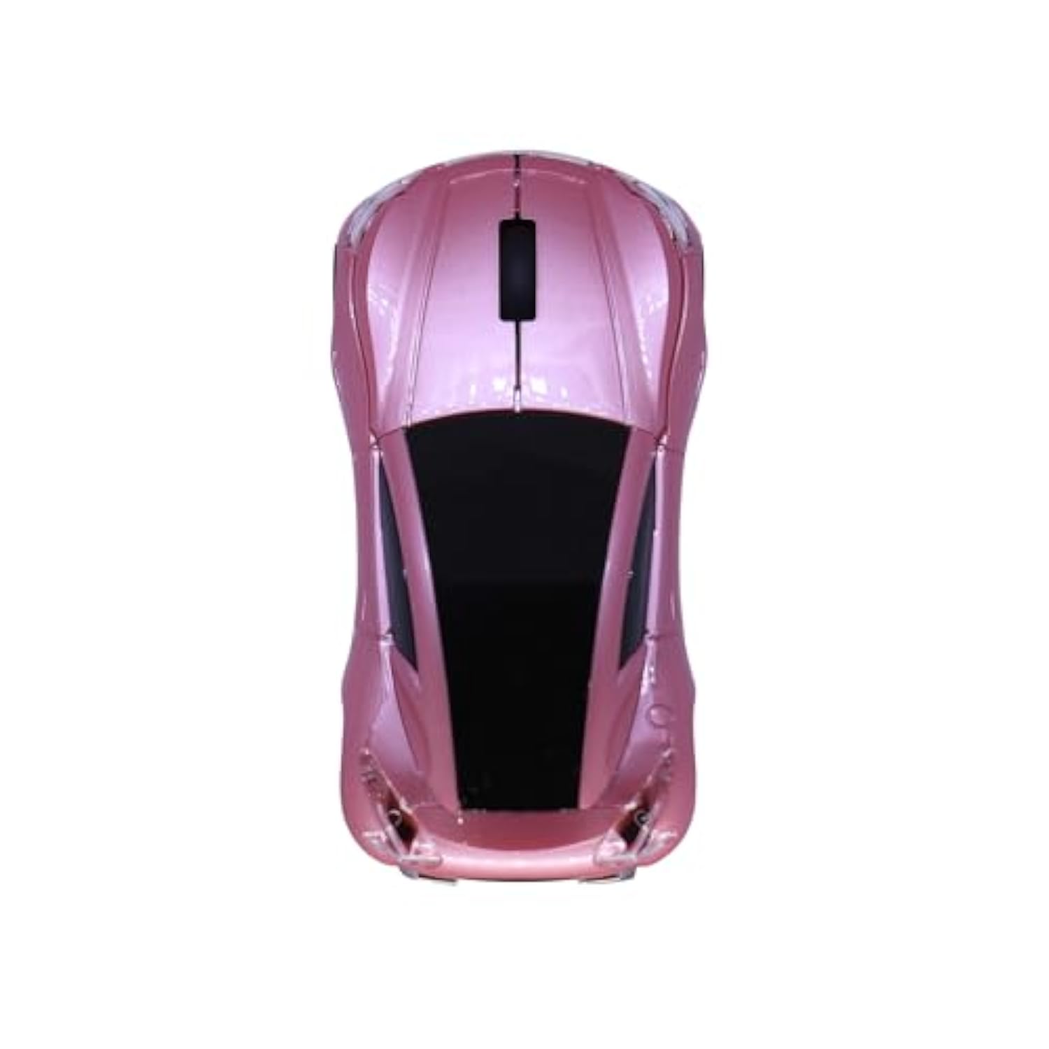 Wireless Sports Car Mouse, Wireless Desktop Laptop Computer Mouse 2.4Ghz Optical Mice For Yfnd (Pink)