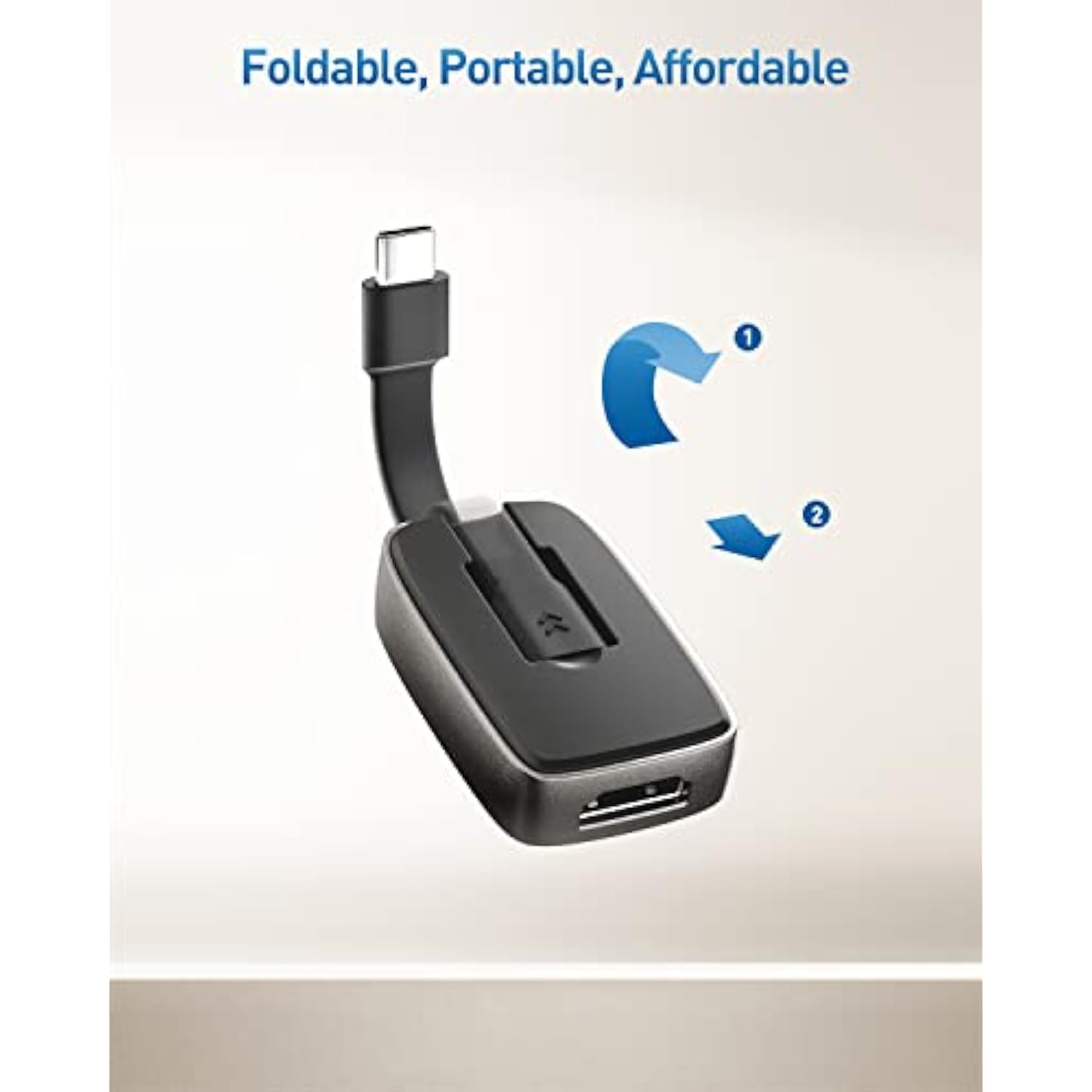 Cable Matters Portable 8K USB C to HDMI 2.1 Adapter Support 4K 120Hz and 8K 60