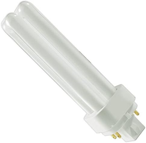 G24Q-3 CFL Light Bulbs 10 Pack 26W 2700K Warm White 4 Pin Double Tube Replacement Lamp