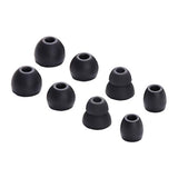 4-Pair Black Silicone Eartips Replacement for Powerbeats Pro Wireless Earbuds