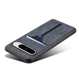 Pixel 9 Pro XL PU Leather Wallet Case with Card Slot, Slim Protector (Gray)
