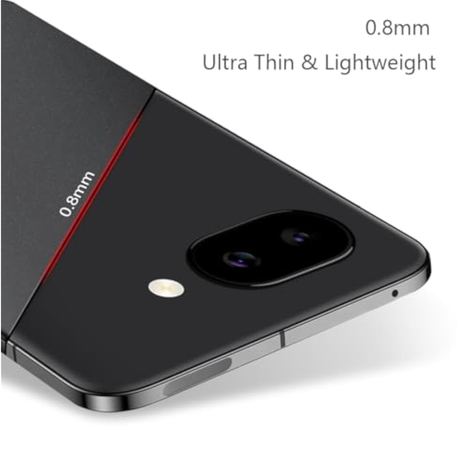 For Google Pixel 9A Case, Minimalist Phone Cases Extremely Light Ultra-Light Super Slim Thin Camera Protection Hard Pc Cover For Google Pixel 9A Matt Case (Gravel Black)