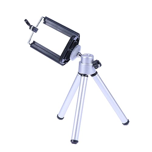 Adjustable Mini Tripod Stand Holder Set for Camera and Smartphone Portable 3-Section Design Lightweight for Travel Compatible with Mobile Devices