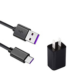 Power Bank Type-C Adapter Charger Compatible For Baseus Power Bank,Anker 325 Power Bank, Iniu Portable Charger,Iwalk, Spigen Pocketboost,Ravpower, Bonai (5Ft+Ac)