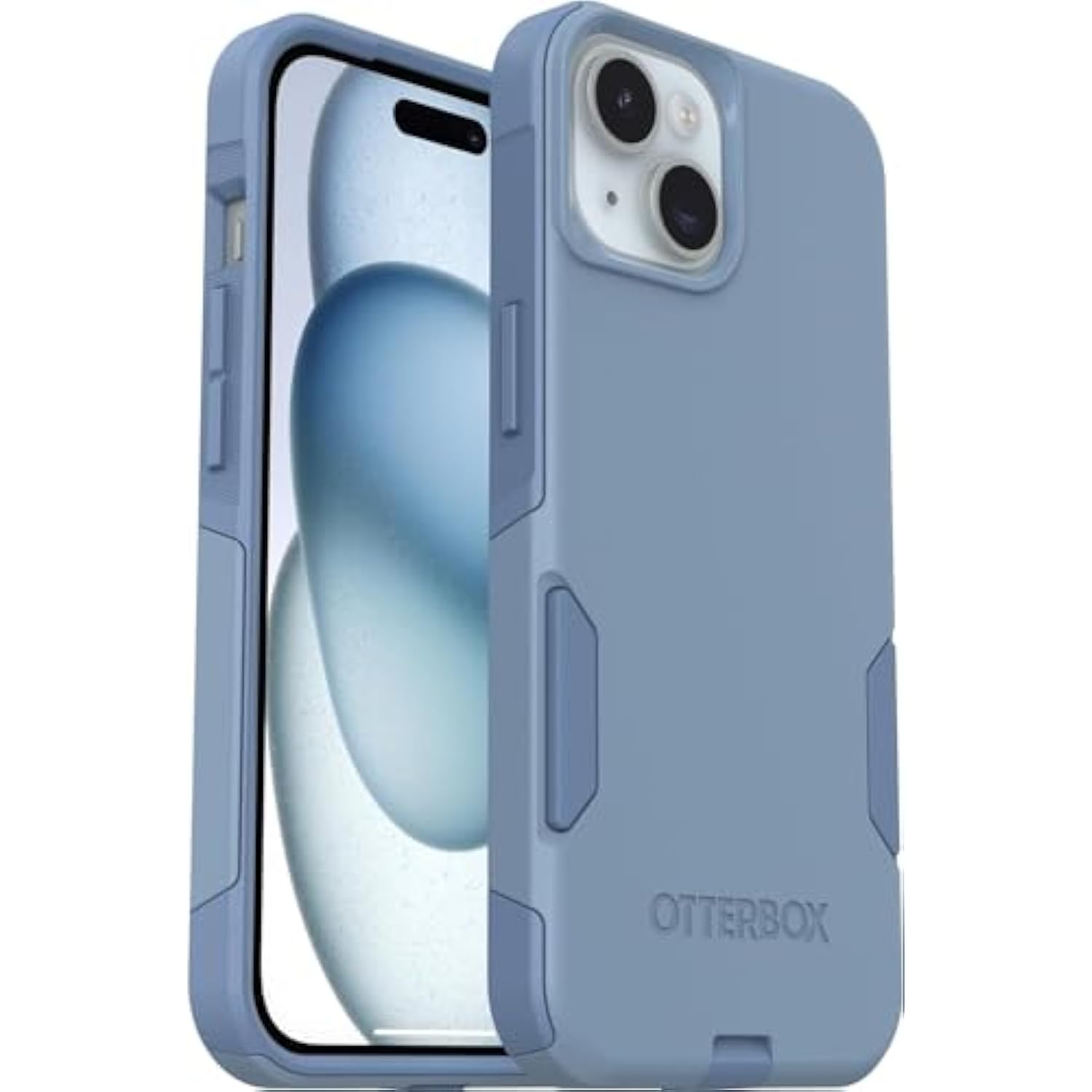 OtterBox iPhone 16e (Only) - Commuter Series Case - Crisp Denim (Blue) - Slim & Tough - Pocket-Friendly - with Port Protection - Non-Retail Packaging