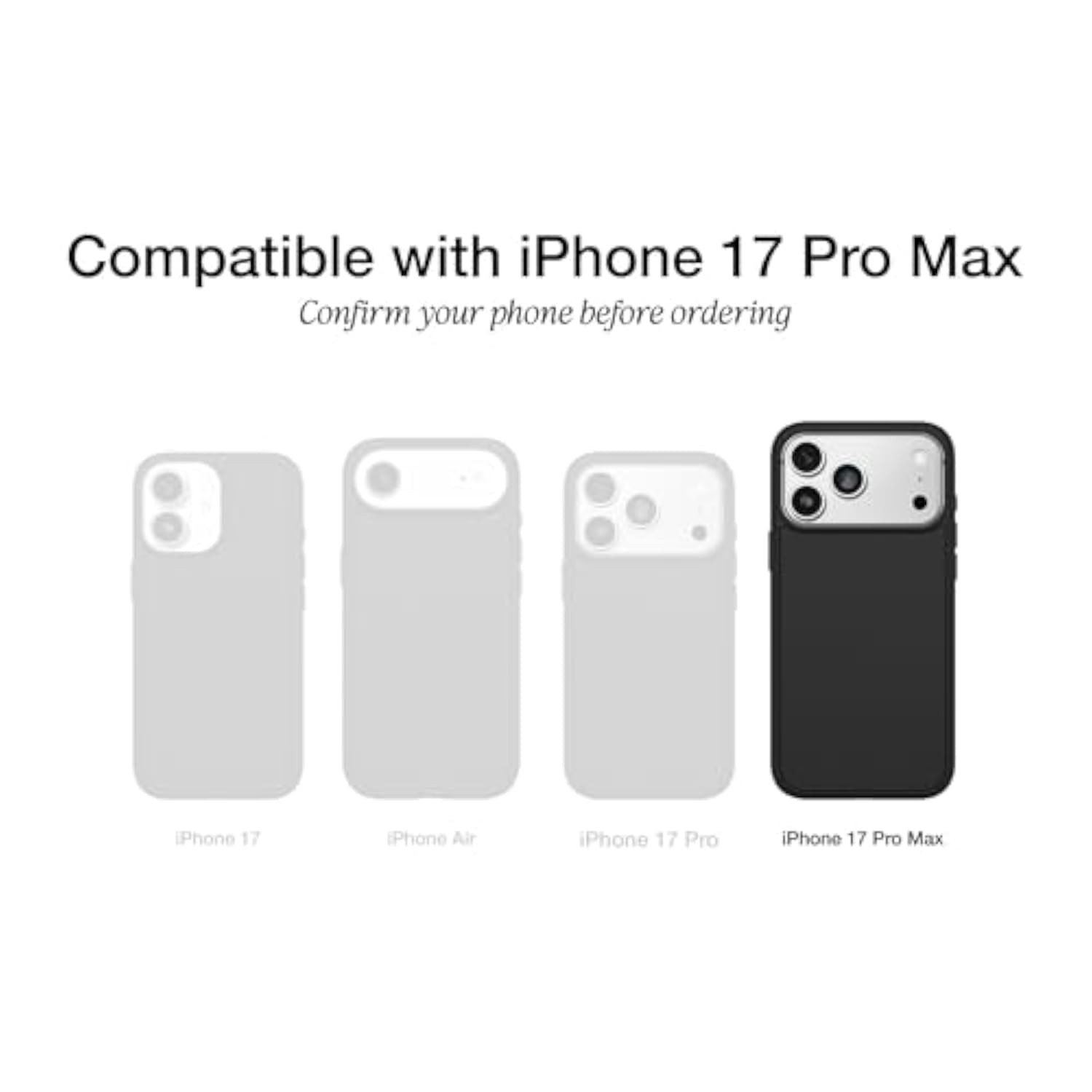 OtterBox iPhone 17 Pro Max Profile Series Case - Black