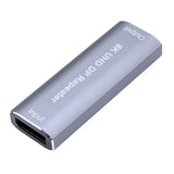 8K Displayport Repeater,Displayport Amplifier Repeater,Dp Signal Booster Support Audio Formats Dts-Hd/Dolby Truehd/Dts/Dolby-Ac3 / Dsd (Gray Dp 1.4)
