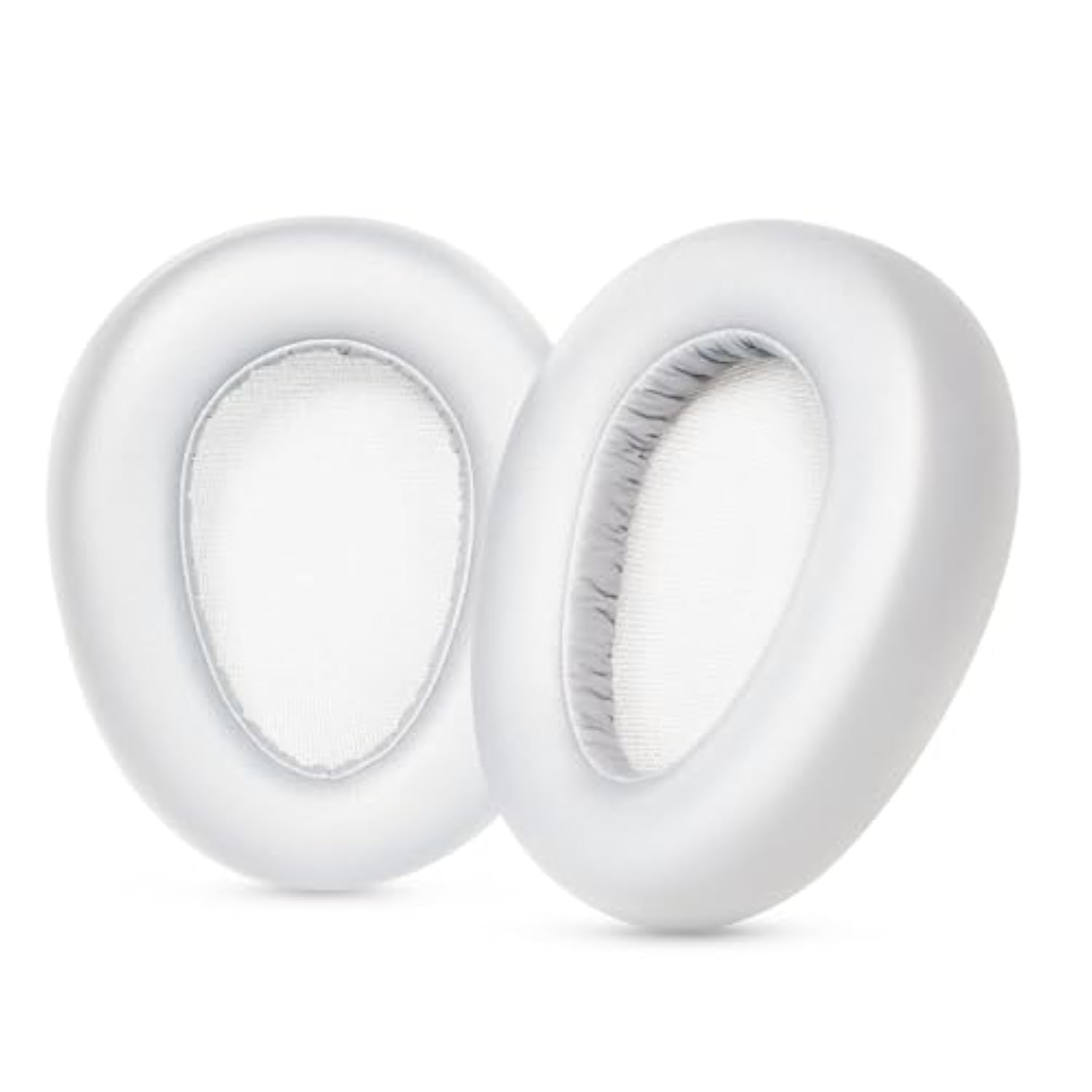 Ear Pads Ear Cushions Compatible With Jlab Jbuds Lux Anc Headphones Replacement Earpads Protein Leather Cover Repair Part (Light Gray)