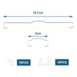 Stabilizers With Raised Wire 1 X 6.25U And 4 X 2U Pcb Screw-In Stabilizers Compatible With Gh60 87 Tenkeyless Keyboard/Mx Mechanical Keyboard Satellite Axis
