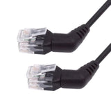 Cat6 Ethernet Cable,90 Degree Up Angled Rj45 Utp Network Extension Cable Patch