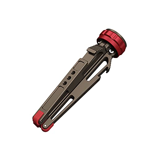Mini Tabletop Tripod Stabilizer Grip, Lightweight Portable Aluminum Alloy Stand with 1/4 Screw Mount and Function Leg Design for Ipad DSLR Cameras