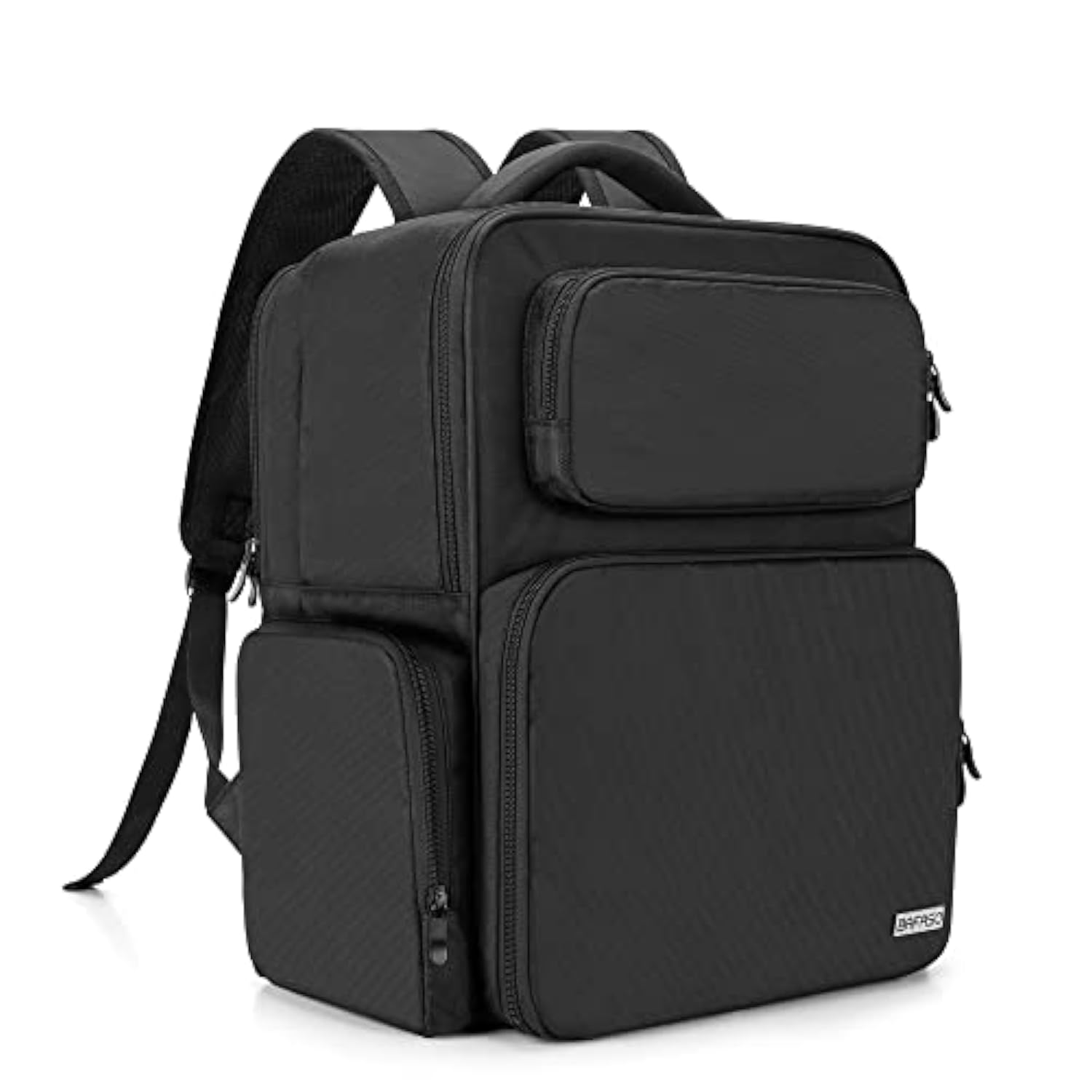 Large Makeup Backpack, Makeup Bag With Sleeve For Laptop, Black
