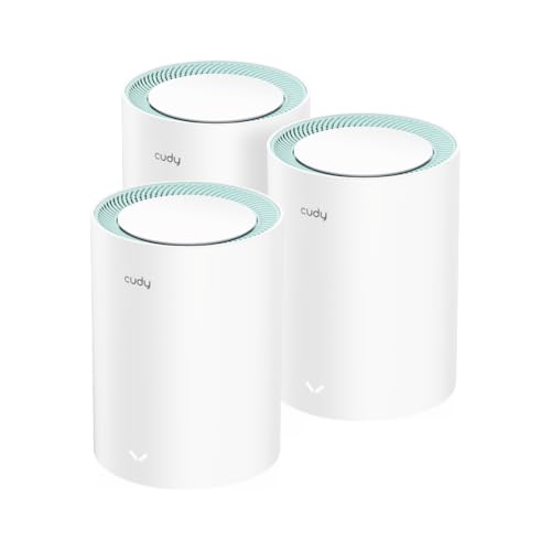 Dual Band Ax1500 Wifi 6 Mesh Wi-Fi System, Replaces Routers And Extenders, Covers Up To 2500 Sq.Ft., 3 Gigabit Ports Per Unit, Supports Ethernet Backhaul, M1500 3-Pack