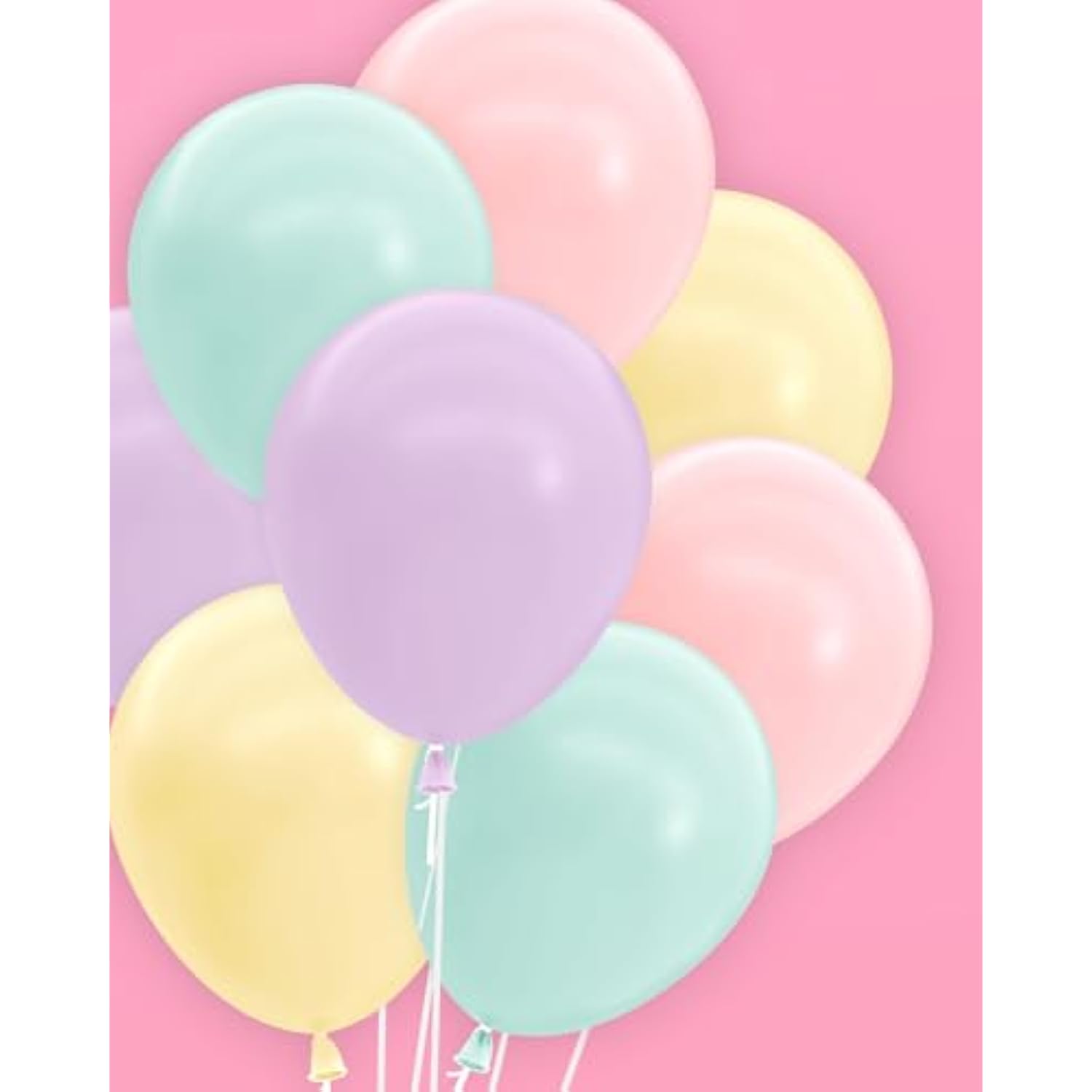 Pastel Birthday Balloon Set - 24 Pk, 12" | Bachelorette Party Decorations, Garden Bridal Shower, Birthday Party, Pastel Baby Shower, Engagement