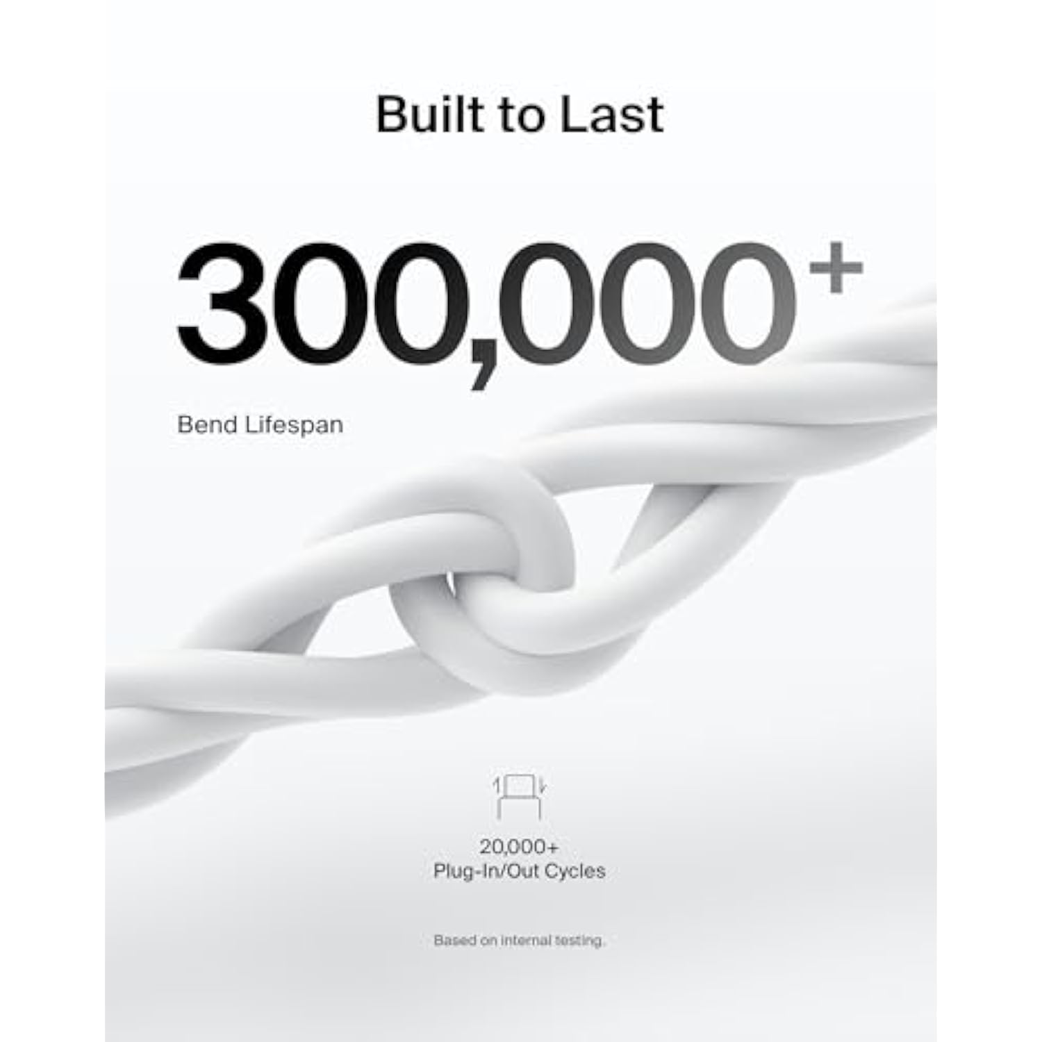 Belkin Eco USB-C to USB-C Cable 3.3ft, 60W - Soft, Braided, Flexible Fast Charging Cable, Type C Charger Cord for iPhone 16, Galaxy S25, Pixel 9, MacBook, iPad Pro, & More - White (2 Pack)