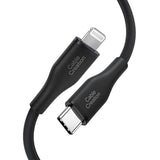 CableCreation USB C to Lightning Cable 6FT/1.8m, iPhone Charger Cable, Silicone Power Delivery Fast Charging Cord [MFi Certified] for iPhone 14/14 Pro/13/12 Pro Max/12/11, AirPods Pro, Black