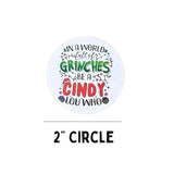 Grouch Freshie Cardstock Circles Cutouts Rounds 2” Inches | 24 Pk Mixed | Oven Bake W/Aroma Beads Paper Christmas Holiday Bundle