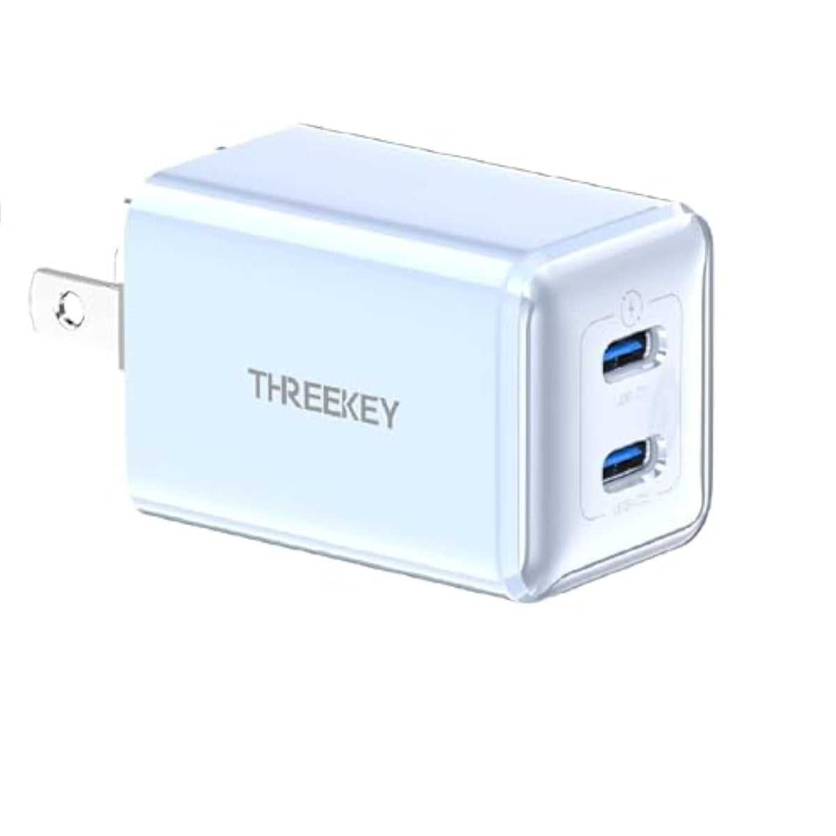 Usb C Wall Charger,35W Dual Usb Port Block,Type C Charger Fast Charging Power Adapter Compatible With Iphone 16/15/14/13/12/11/X,Samsung Series,Sony,Moto, Ipad,Macbook, Blue