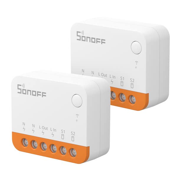 Minir4 10A Smart Wifi Extreme Wireless Light Switch,Universal Diy Module For Smart Home Automation Solution, Compatible With Alexa & Google Home